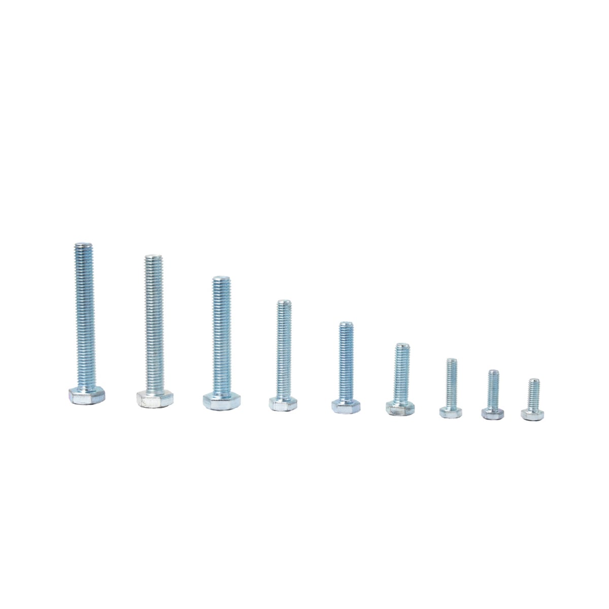 Rikä 500 Piece Hex Nut Bolt & Washer Assortment - BZP Finish